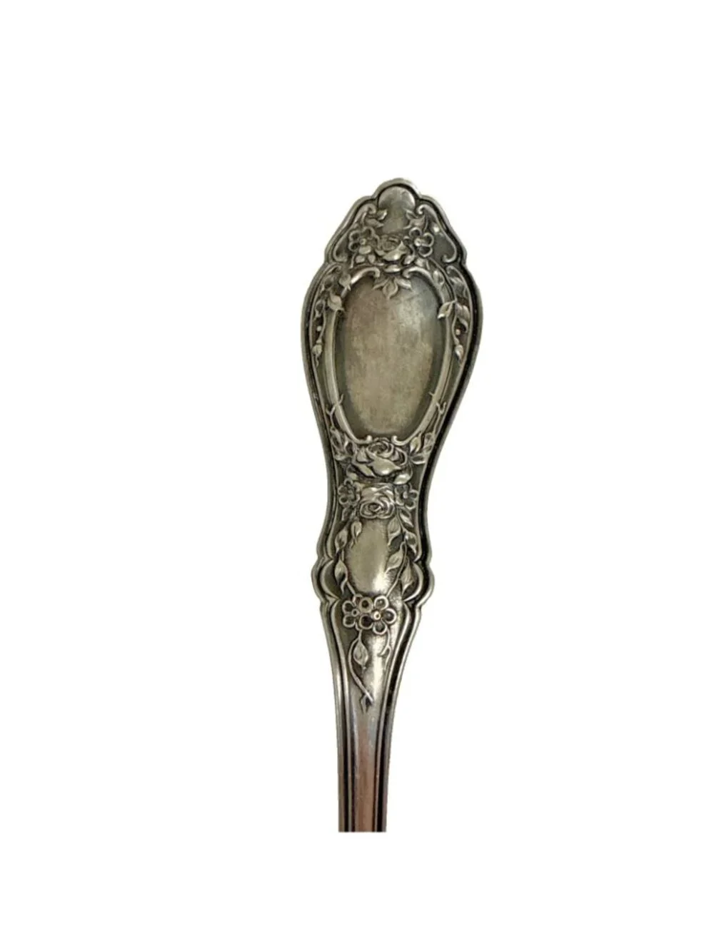 1847 Rogers Bros SHARON Silverplate Solid Gravy Serving Ladle No Mono